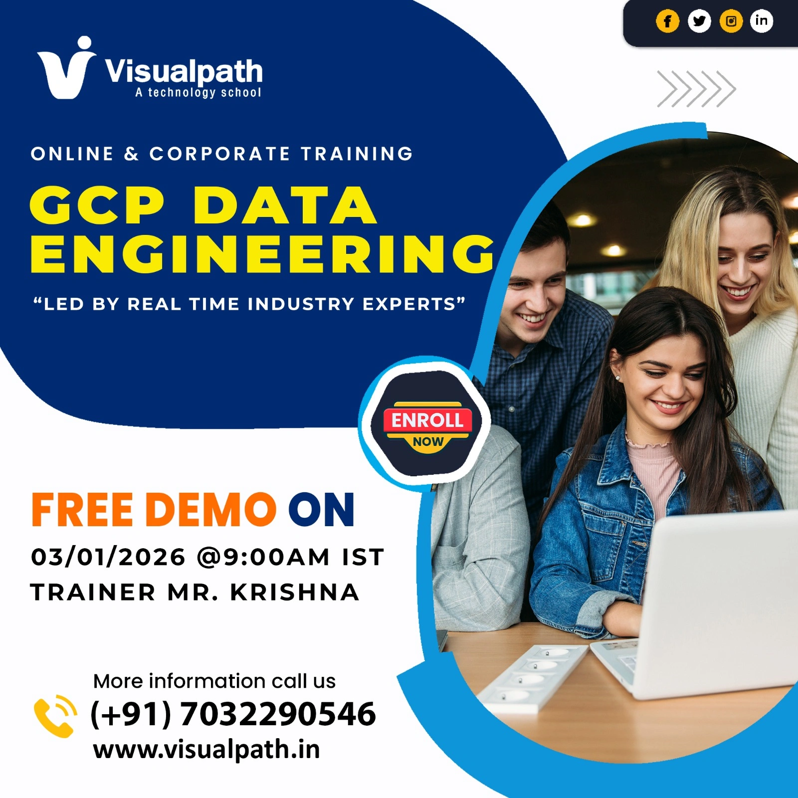 gcp data engineer training in hyderabad
