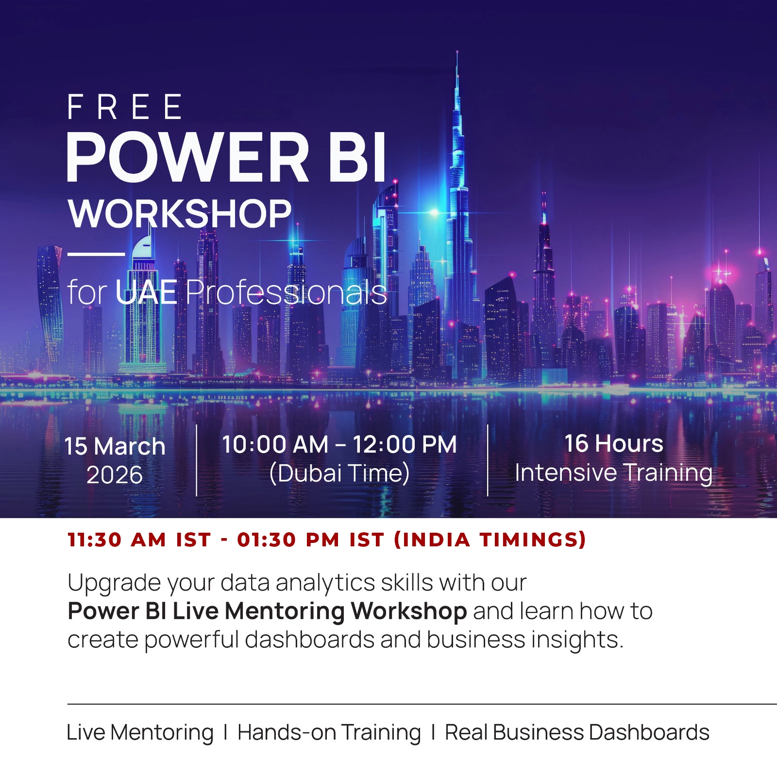 Power BI Workshop UAE