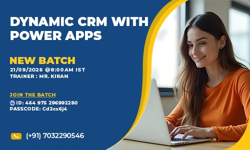 Dynamics CRM with Power Apps Online training