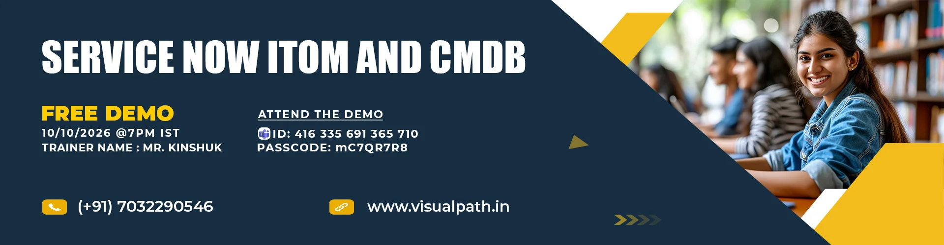 ServiceNow ITOM and CMDB Online Training