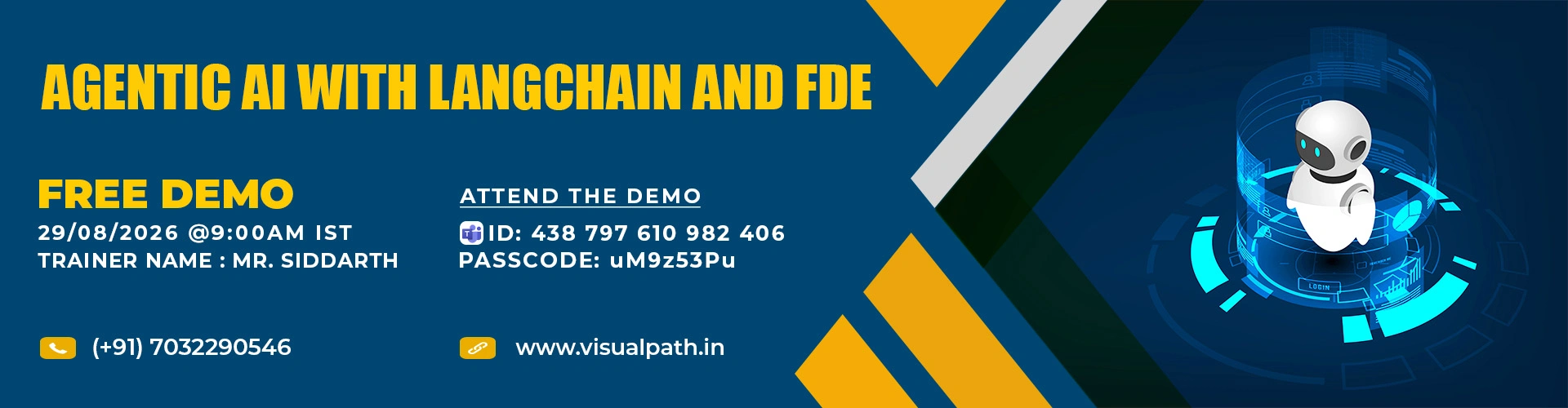 Agentic AI With Langchain For Fde Online Training